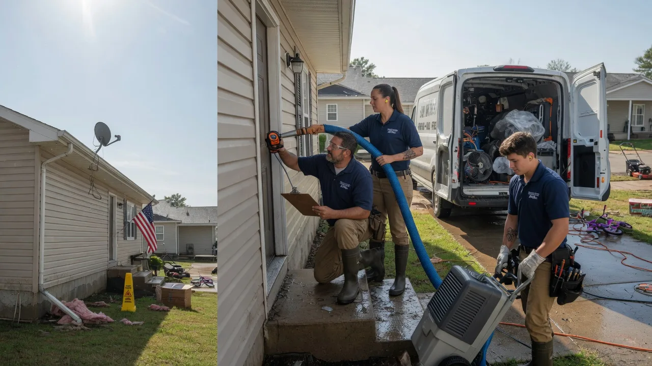 Ceiling Water Damage Restoration in Home, PA near me
